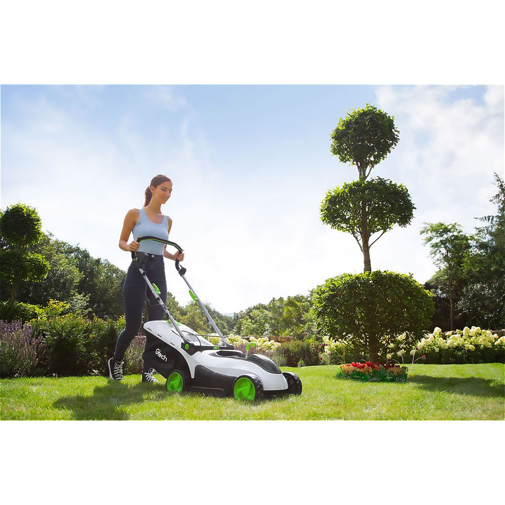 Gtech CLM50 Cordless Lawn Mower - Green / White