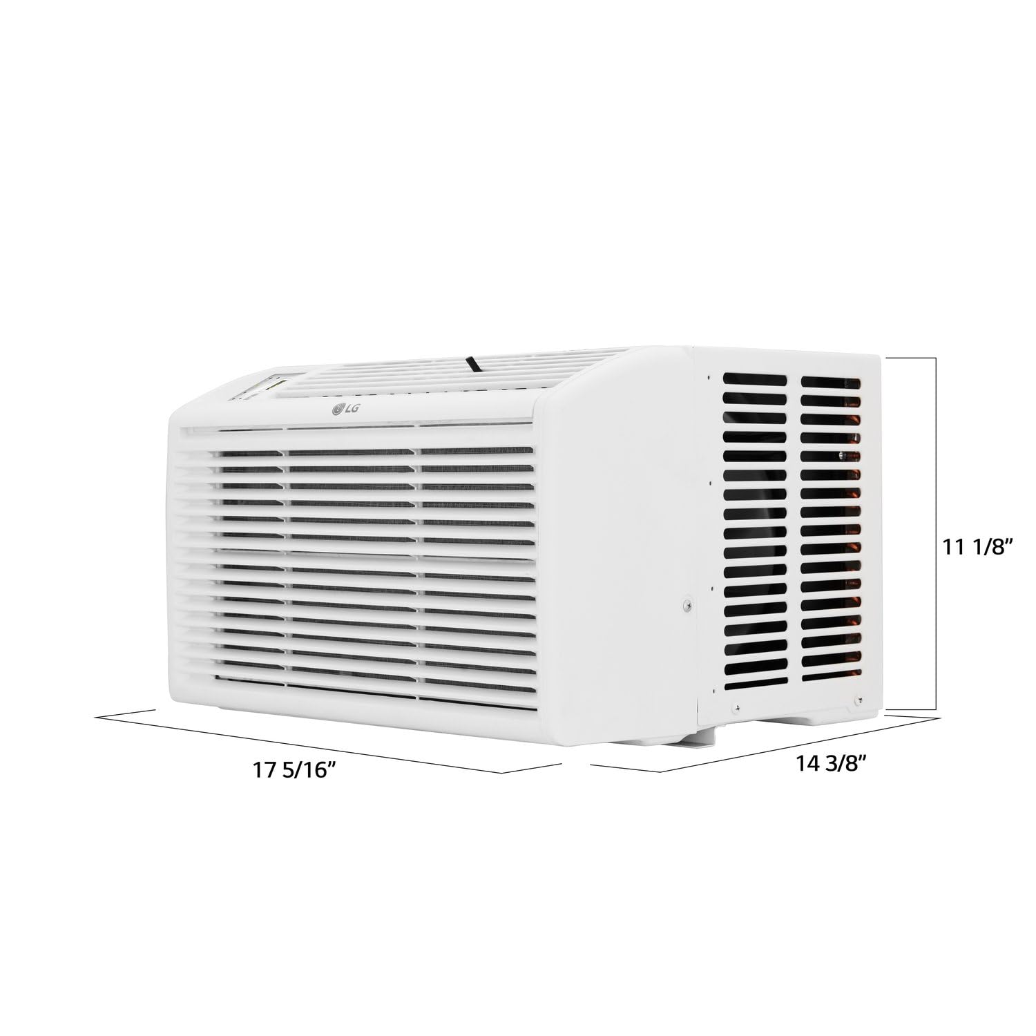 LG 6000 BTU Window Air Conditioner 115V - Quiet Operation With Remote 2 Cooling And Fan Speeds Cools 250 Sq Ft