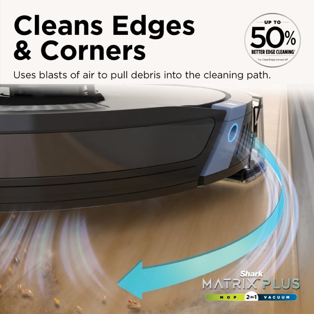 Shark AI Ultra 2-In-1 Robot Vacuum And Mop - Sonic Mopping Matrix Clean Self-Emptying Base
