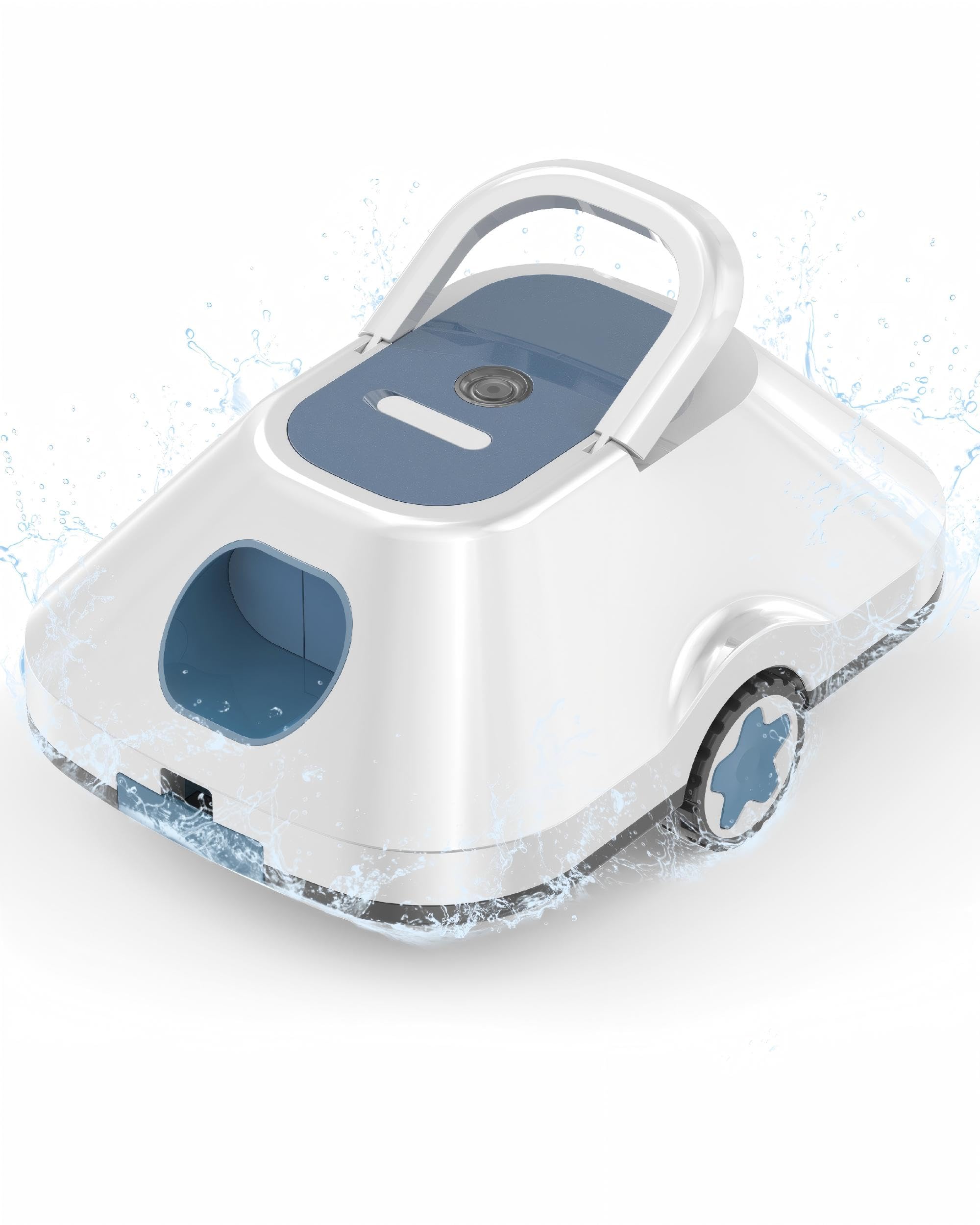 WITBOX 2026 Upgrade Cordless Robotic Pool Cleaner - 210 Minute Runtime For 2200 Sq Ft Coverage And Auto Parking