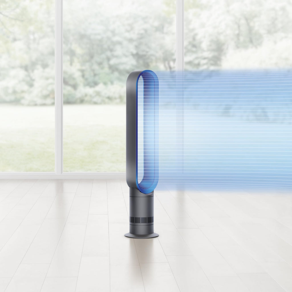 Dyson Cool AM07 Air Multiplier Bladeless Tower Fan - Powerful 70 Degree Oscillation With 10 Speed Settings