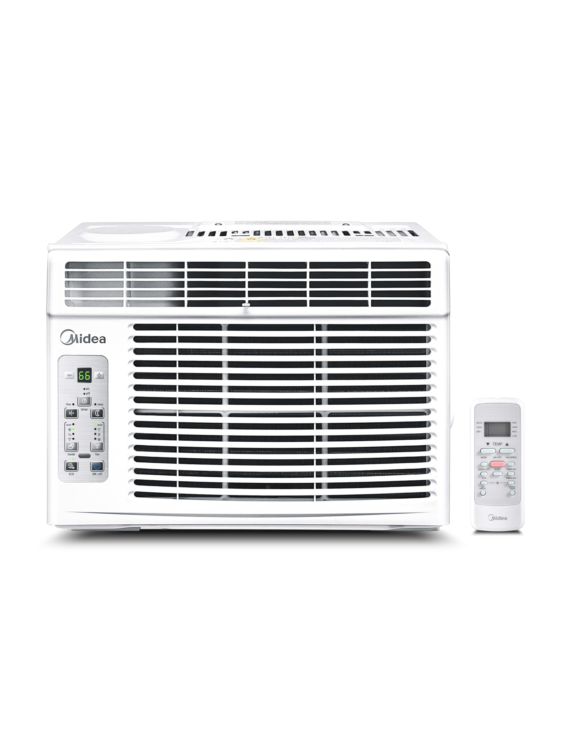 Midea EasyCool 5000 BTU Window Air Conditioner - Cools Rooms Up To 150 Sq Ft With Reusable Filter And Remote