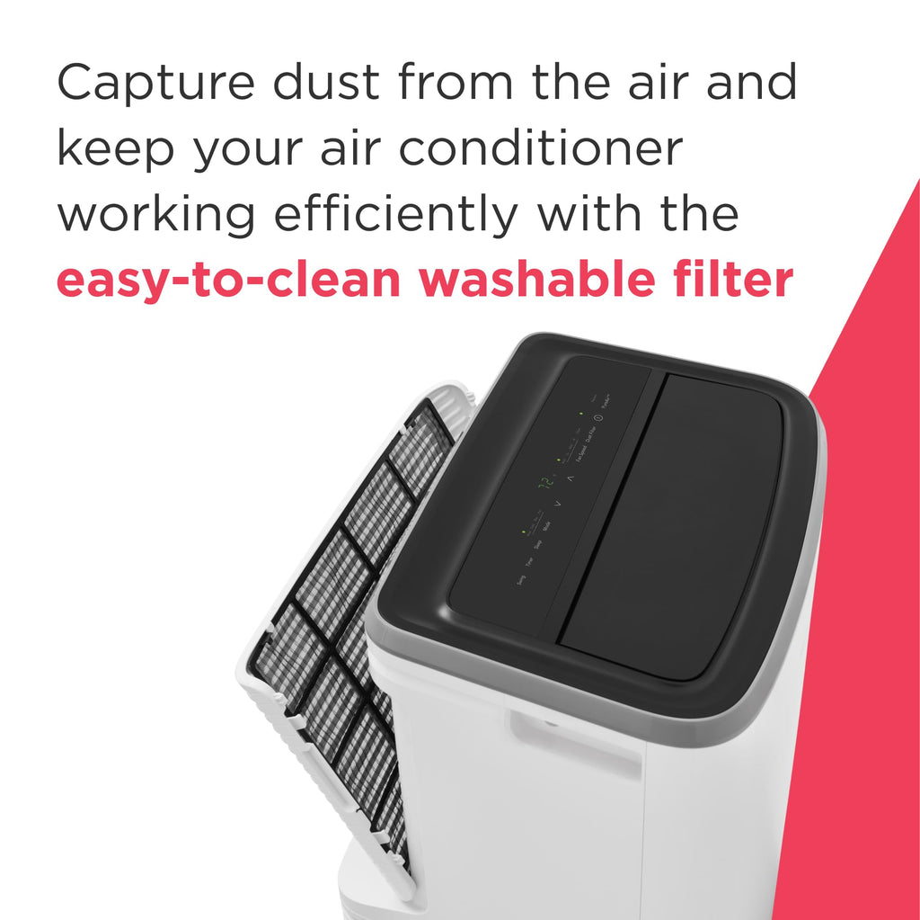 Frigidaire 3-In-1 Portable Room Air Conditioner 10000 BTU ASHRAE 6500 DOE - Cools Up To 450 Sq Ft Quiet Operation