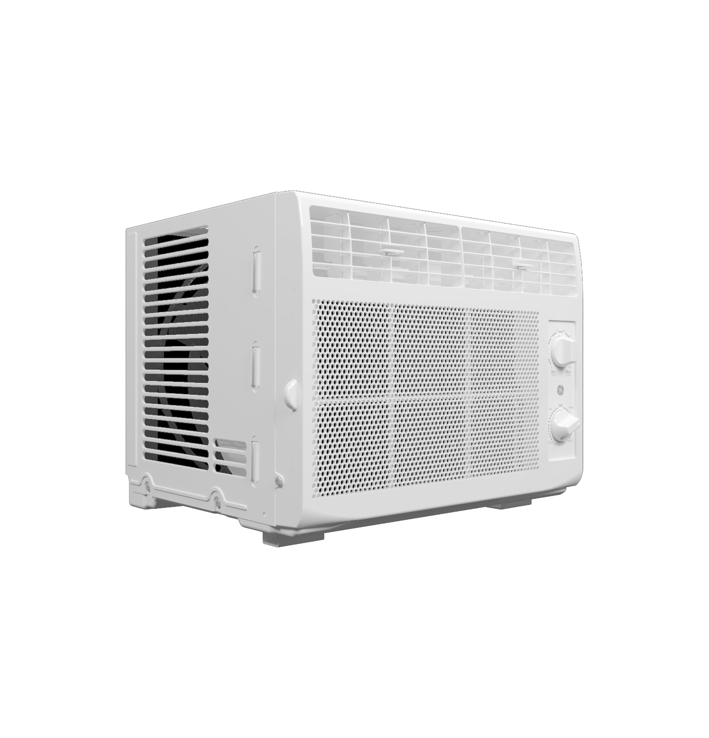 GE Window Air Conditioner Unit 5000 BTU For Small Rooms Up To 150 Sq Ft - Quiet Operation And Easy Install Kit