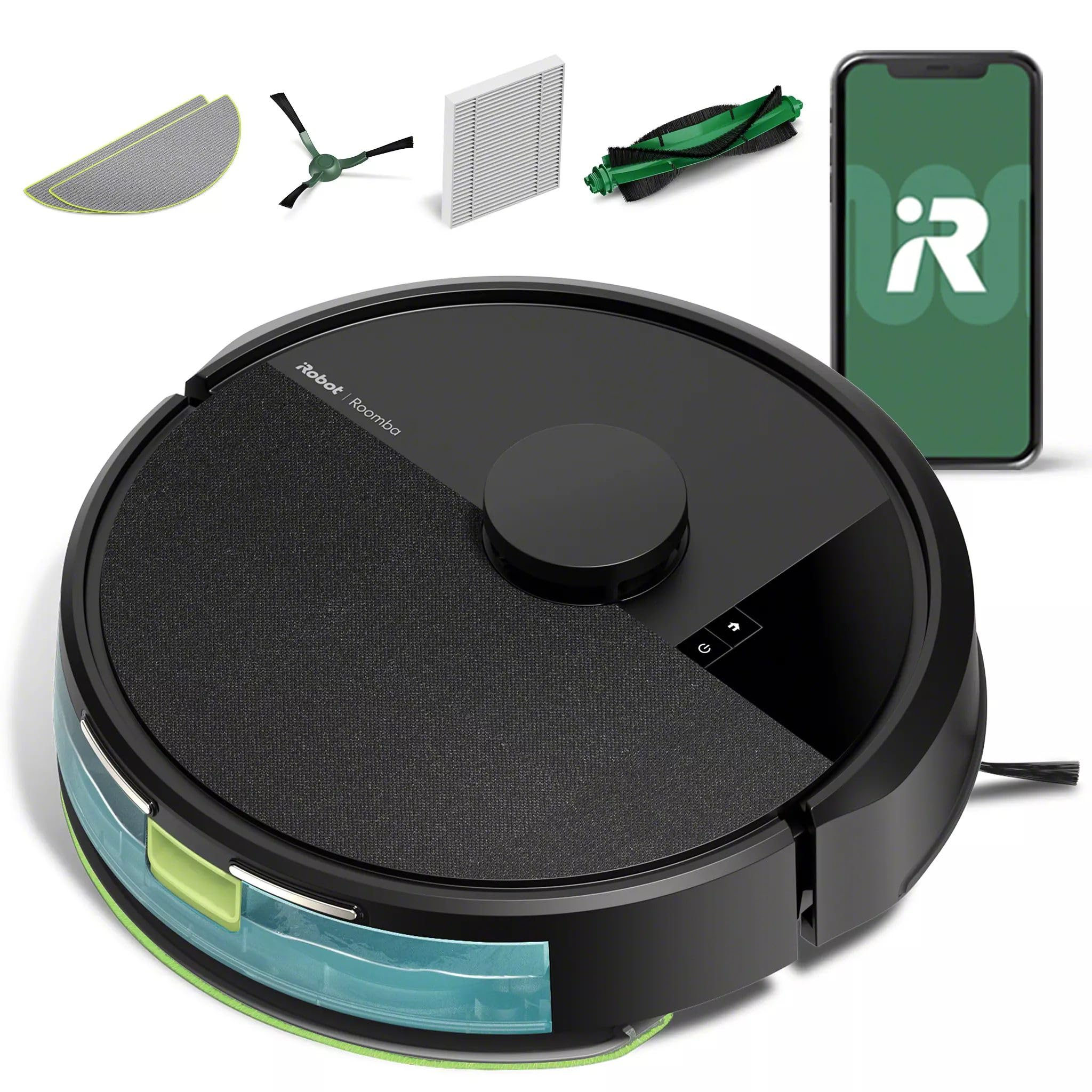 iRobot Roomba 105 Combo Robot Vacuum And Mop - 70X Powerlifting Suction For Deep Cleaning And LiDAR Navigation