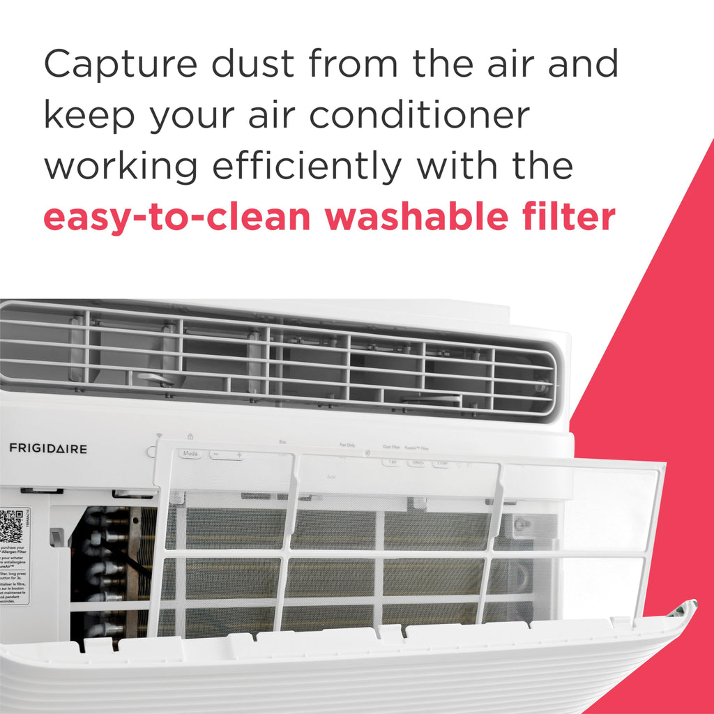Frigidaire 8000 BTU Smart Window Air Conditioner - WiFi Enabled with Remote, Quiet Operation, Eco Mode