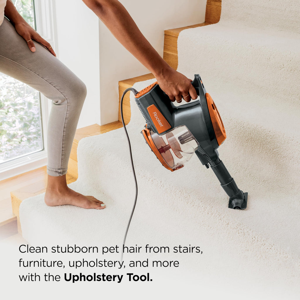 Shark Rocket Ultra Light Corded Stick Vacuum Lightweight 2 In 1 Handheld For Pet Hair And Upholstery