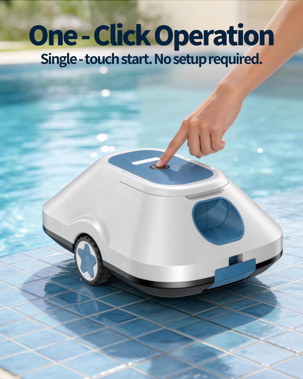 WITBOX 2026 Upgrade Cordless Robotic Pool Cleaner - 210 Minute Runtime For 2200 Sq Ft Coverage And Auto Parking