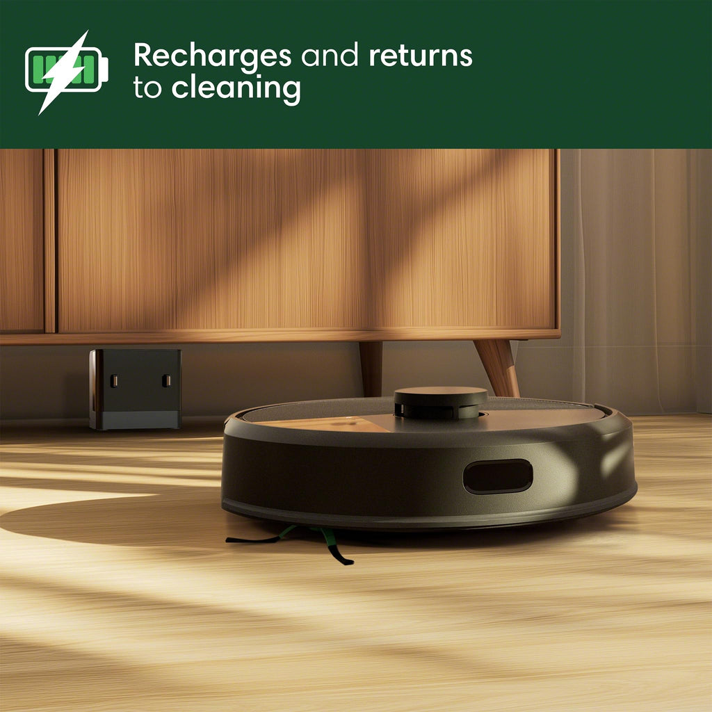 iRobot Roomba 105 Combo Robot Vacuum And Mop - 70X Powerlifting Suction For Deep Cleaning And LiDAR Navigation