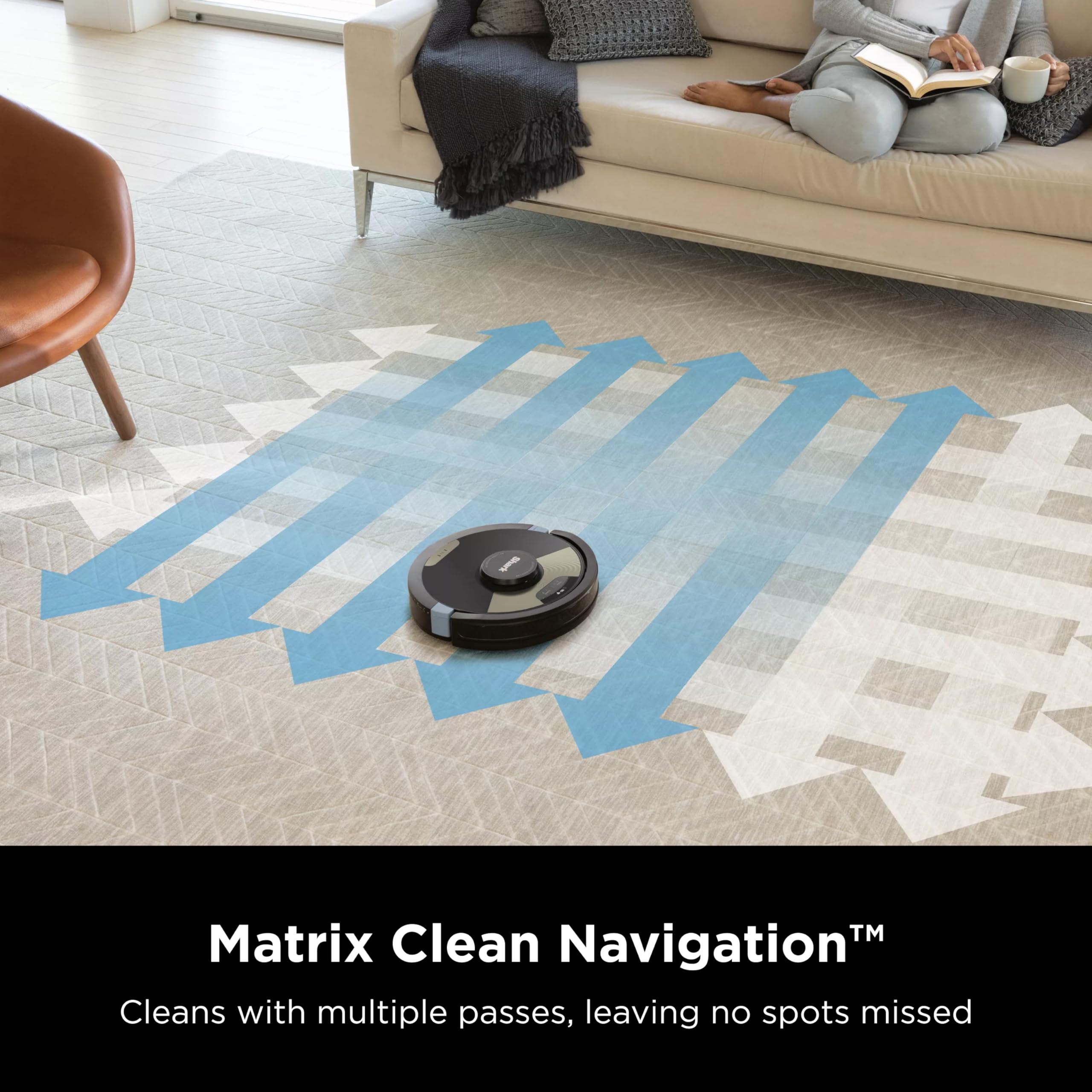 Shark AI Ultra 2-In-1 Robot Vacuum And Mop - Sonic Mopping Matrix Clean Self-Emptying Base