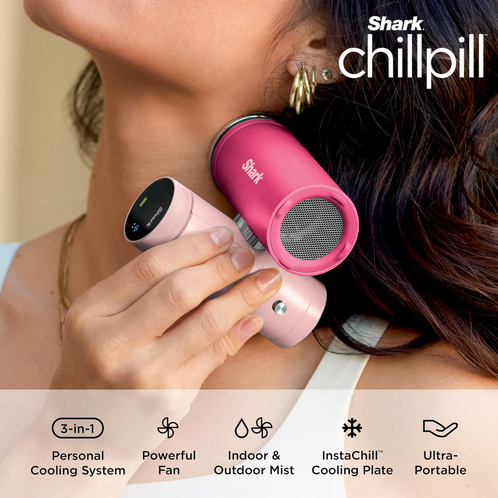 Shark ChillPill - 3-In-1 Personal Cooling System With Fan And InstaChill Plate For Portable Cooling
