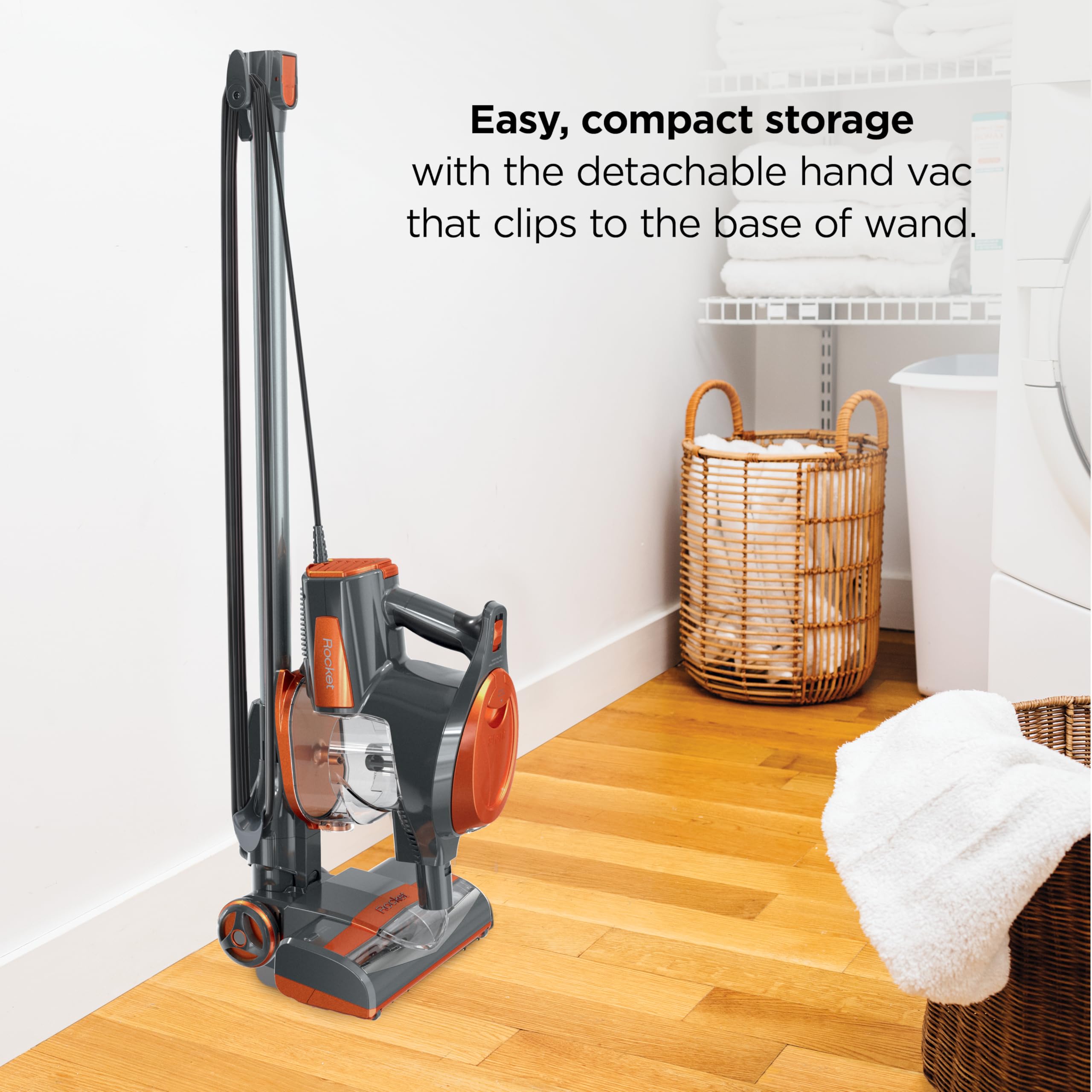 Shark Rocket Ultra Light Corded Stick Vacuum Lightweight 2 In 1 Handheld For Pet Hair And Upholstery