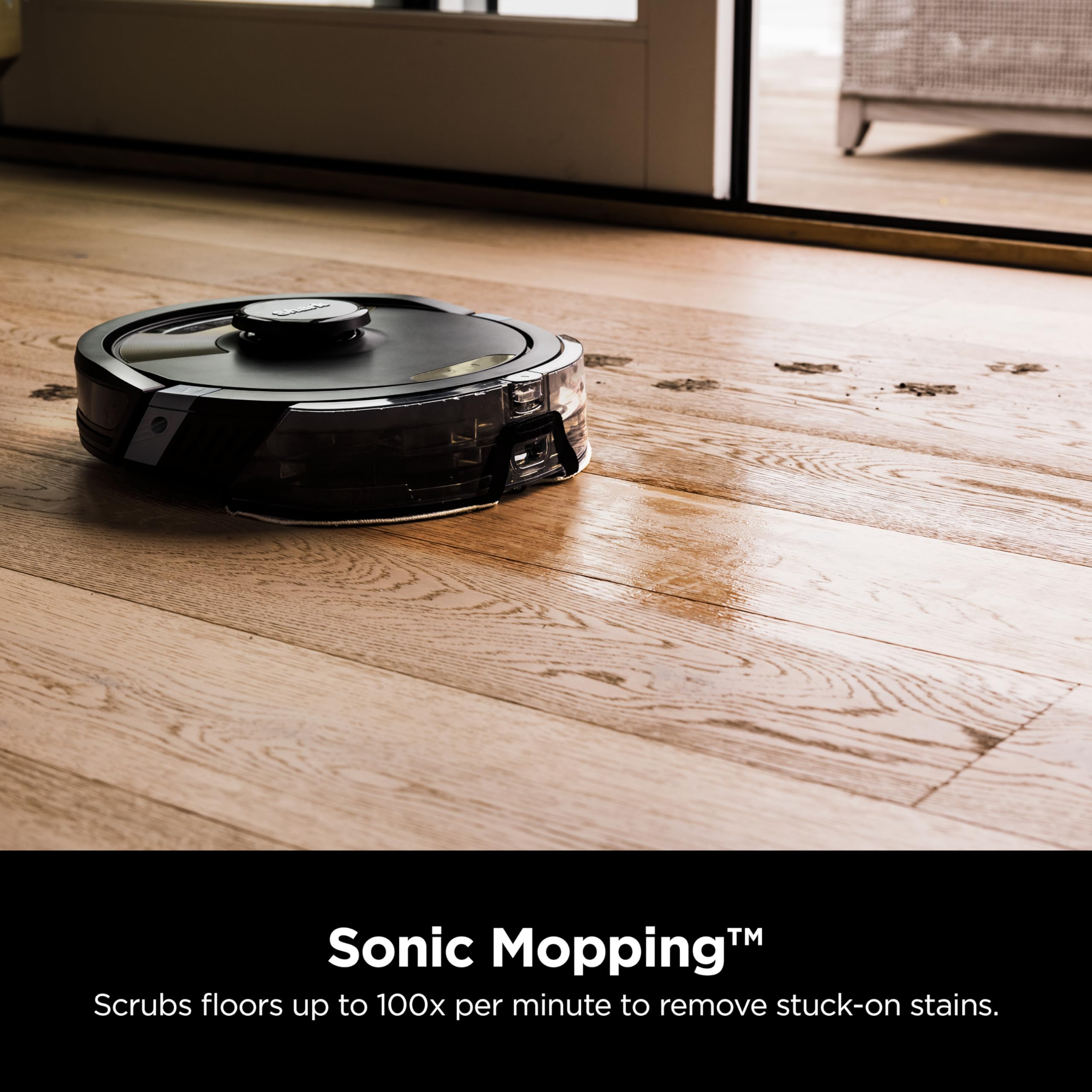 Shark AI Ultra 2-In-1 Robot Vacuum And Mop - Sonic Mopping Matrix Clean Self-Emptying Base