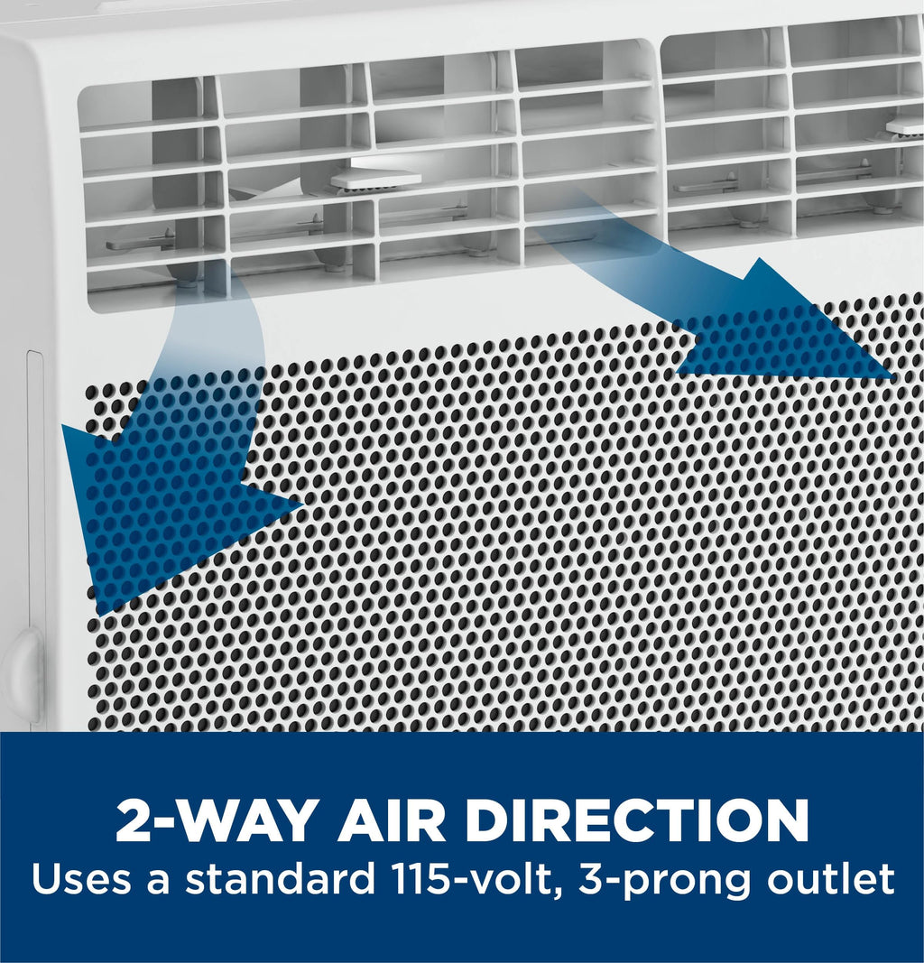 GE Window Air Conditioner Unit 5000 BTU For Small Rooms Up To 150 Sq Ft - Quiet Operation And Easy Install Kit