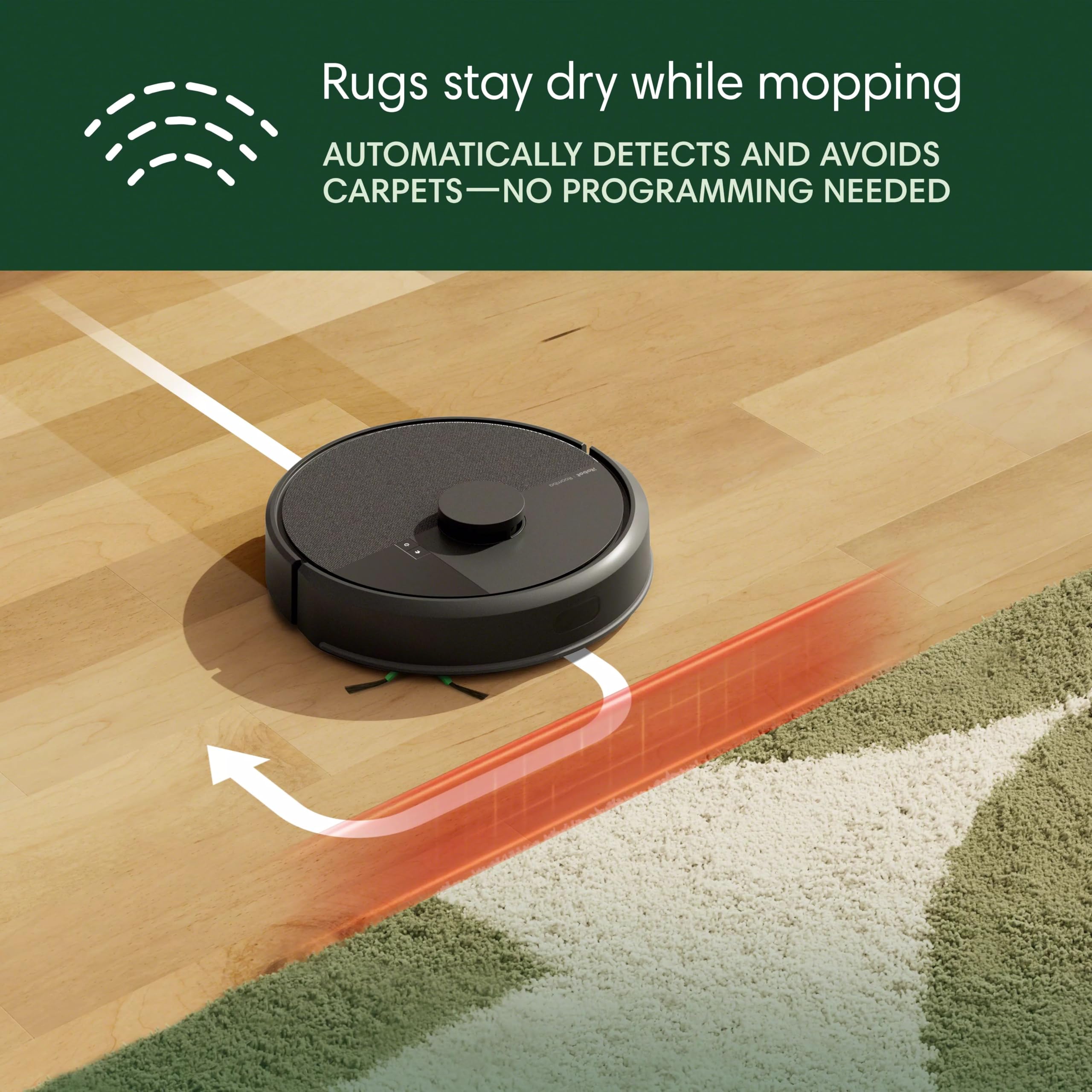 iRobot Roomba 105 Combo Robot Vacuum And Mop - 70X Powerlifting Suction For Deep Cleaning And LiDAR Navigation