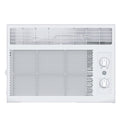 GE Window Air Conditioner Unit 5000 BTU For Small Rooms Up To 150 Sq Ft - Quiet Operation And Easy Install Kit