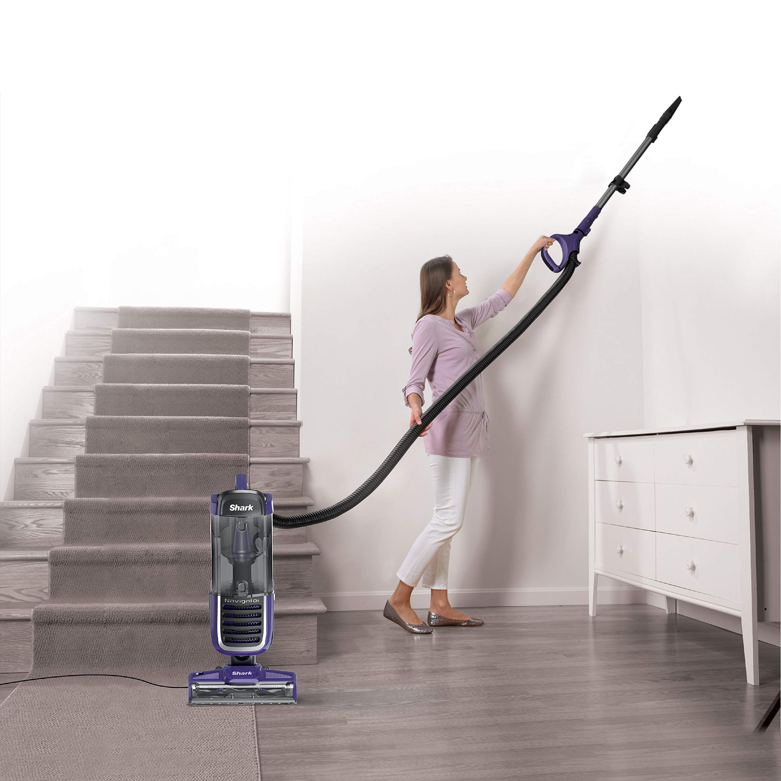 Shark Navigator Swivel Pro Upright Vacuum Nv150 Lift Away Corded Bagless For Carpet And Hard Floor - Anti Allergy