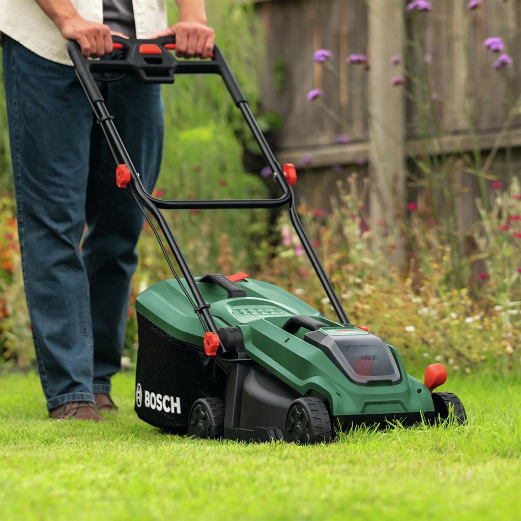 Bosch Rotak 32cm Electric Cordless Rotary Lawnmower - 18V