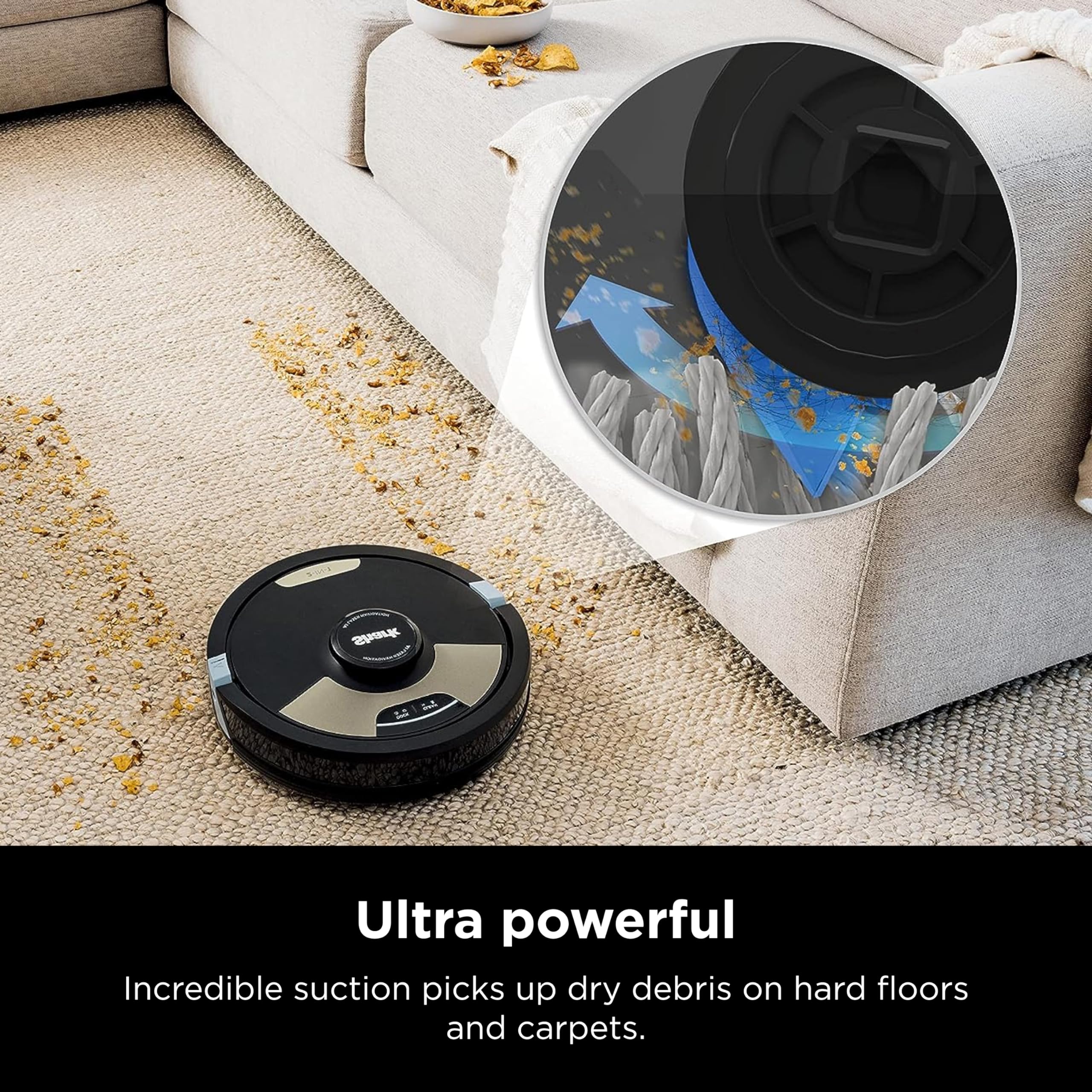 Shark AI Ultra 2-In-1 Robot Vacuum And Mop - Sonic Mopping Matrix Clean Self-Emptying Base