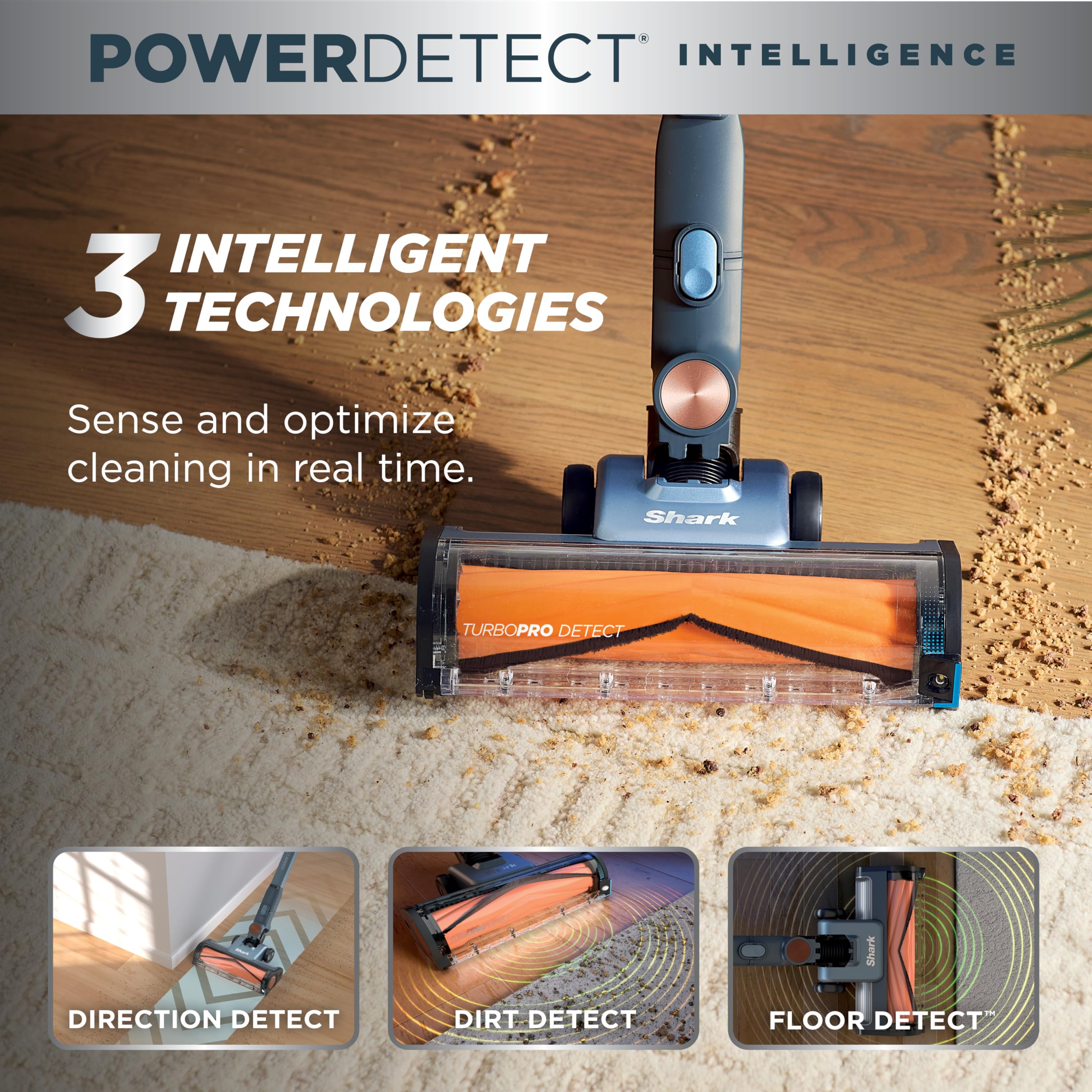 Shark PowerDetect Speed Clean And Empty Vacuum - Auto Empty Cordless Lightweight For Carpet And Hard Floors
