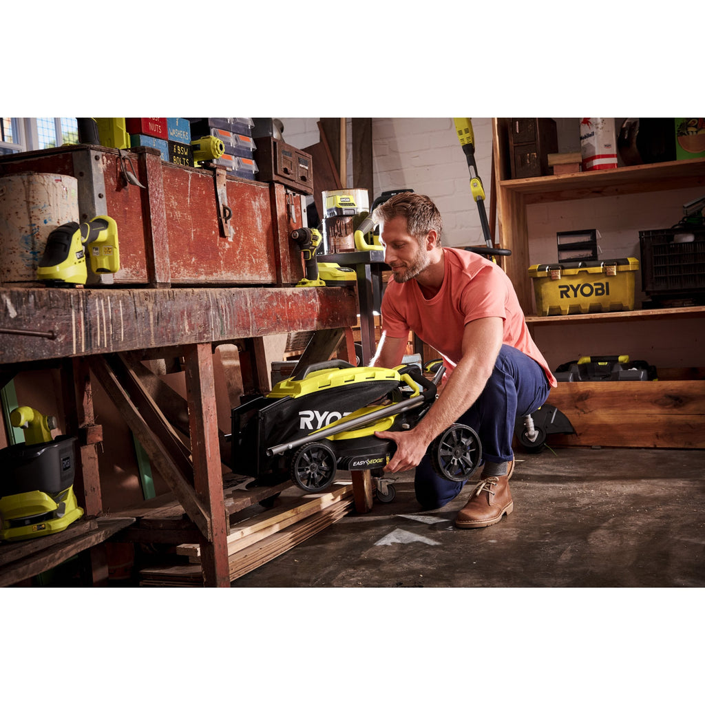 18V ONE+™ Cordless 33cm Lawn Mower & 23cm Grass Trimmer (1 x 5.0Ah)