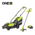 18V ONE+™ Cordless 33cm Lawn Mower & 23cm Grass Trimmer (1 x 5.0Ah)